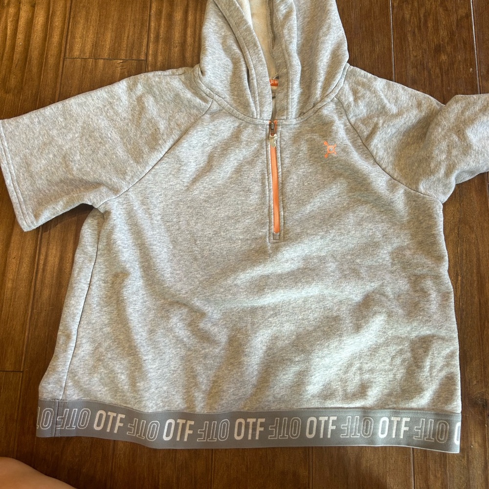 Gray Orangetheory Hoodie short sleeve